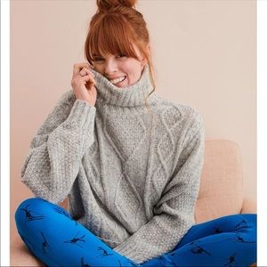 American Eagle | Oversized Turtleneck Sweater